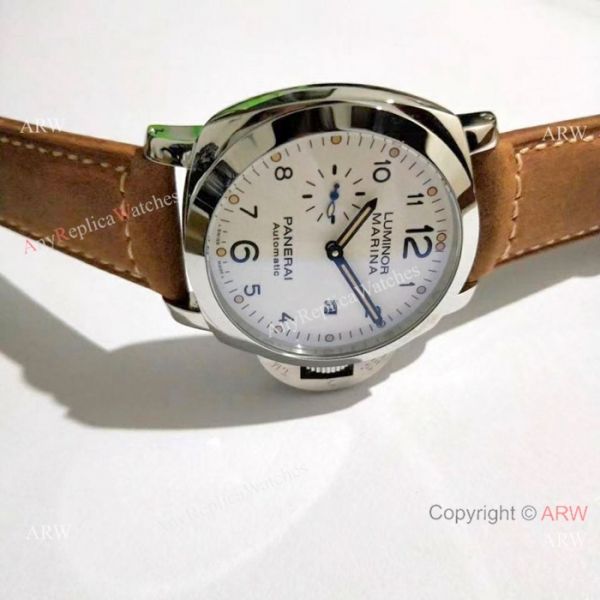 Luminor Marina Panerai White Dial Brown Leather Strap Watch Pam1499 Luminor Marina Panerai White Dial Brown Leather Strap Watch Pam1499