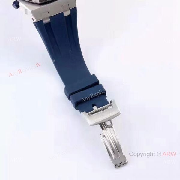 Fake Audemars Piguet Royal Oak Offshore SS Blue Watches with Super Luminous Fake Audemars Piguet Royal Oak Offshore SS Blue Watches with Super Luminous