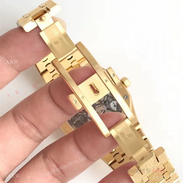 Swiss Copy Audemars Piguet Royal Oak Extra-thin Openworked Watch Yellow Gold Swiss Copy Audemars Piguet Royal Oak Extra-thin Openworked Watch Yellow Gold