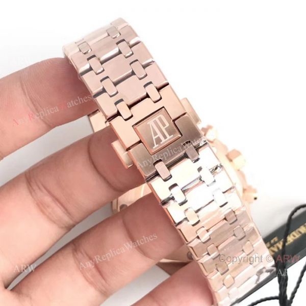 Swiss 7750 Replica Audemars Piguet Royal Oak Rose Gold Chronograph Dial Watches Swiss 7750 Replica Audemars Piguet Royal Oak Rose Gold Chronograph Dial Watches