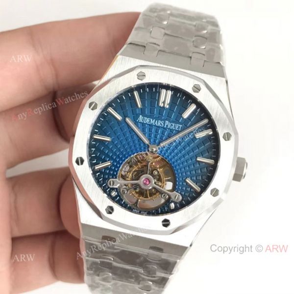 Swiss Copy Audemars Piguet Royal Oak Extra-Thin Tourbillon Blue Dial Watch 2924 Movement Swiss Copy Audemars Piguet Royal Oak Extra-Thin Tourbillon Blue Dial Watch 2924 Movement