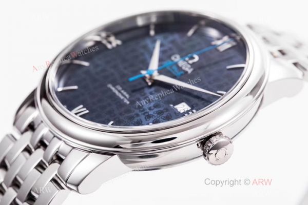 2019 Copy Omega De Ville Prestige Orbis Stainless Steel Blue Dial Swiss 2892 Watch 2019 Copy Omega De Ville Prestige Orbis Stainless Steel Blue Dial Swiss 2892 Watch