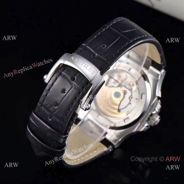 Copy Patek Philippe Nautilus White Face Travel Time Automatic Watches Copy Patek Philippe Nautilus White Face Travel Time Automatic Watches
