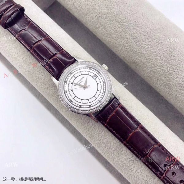 Copy Patek Philippe Calatrava SS Diamond bezel Watches Swiss Quartz Copy Patek Philippe Calatrava SS Diamond bezel Watches Swiss Quartz