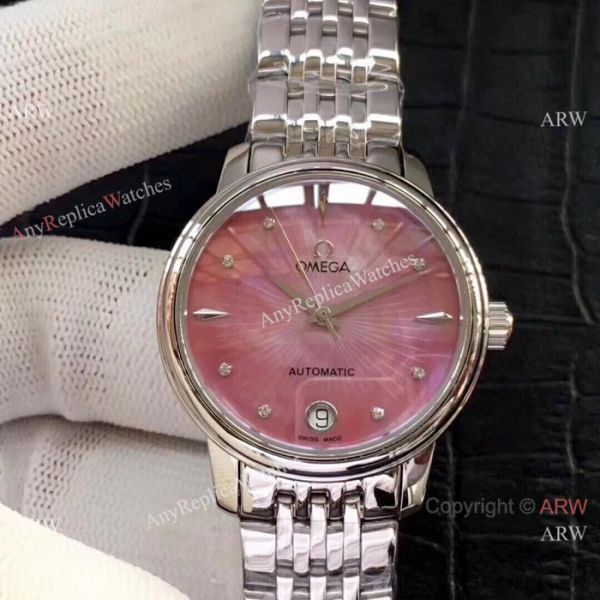 Replica Omega Women Watches Stainless Steel White Mother of Pearl Dial Replica Omega Women Watches Stainless Steel White Mother of Pearl Dial