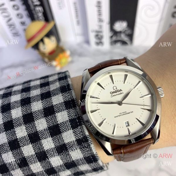 Fake Omega Seamaster Aqua Terra Omega Watch White Face 40mm Fake Omega Seamaster Aqua Terra Omega Watch White Face 40mm