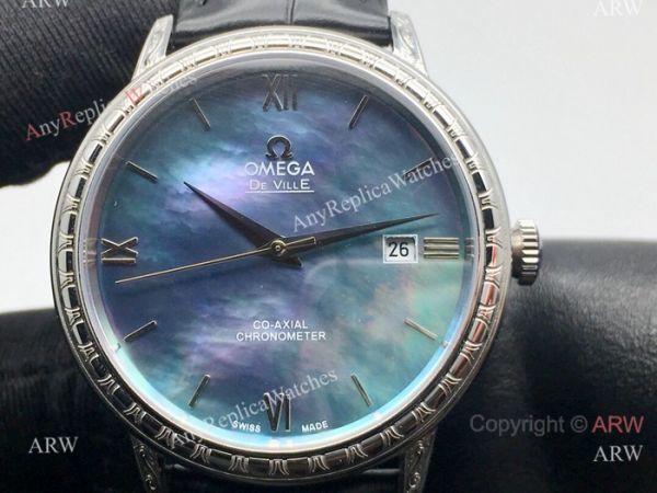 SWISS Replica Omega De Ville Mens Watch Mother of Pearl Face SWISS Replica Omega De Ville Mens Watch Mother of Pearl Face