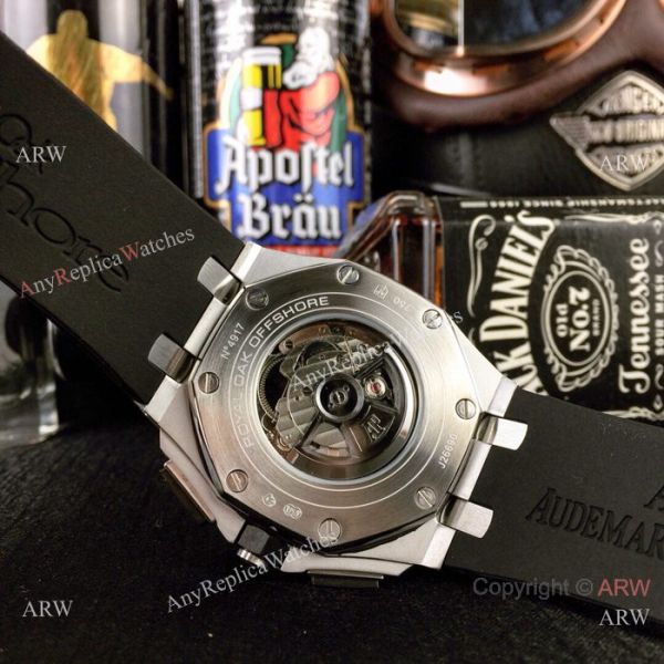 Fake Audemars Piguet Royal Oak Offshore Automatic watch SS White Dial Fake Audemars Piguet Royal Oak Offshore Automatic watch SS White Dial