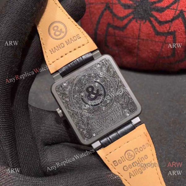 New Replica Bell Ross BR01 Burning Skull Tattoo Watch Quartz Movement New Replica Bell Ross BR01 Burning Skull Tattoo Watch Quartz Movement