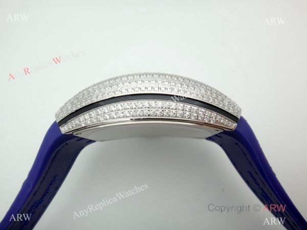 Franck Muller Vanguard Yachting V45 Iced Out diamond Watch New Replica Franck Muller Vanguard Yachting V45 Iced Out diamond Watch New Replica