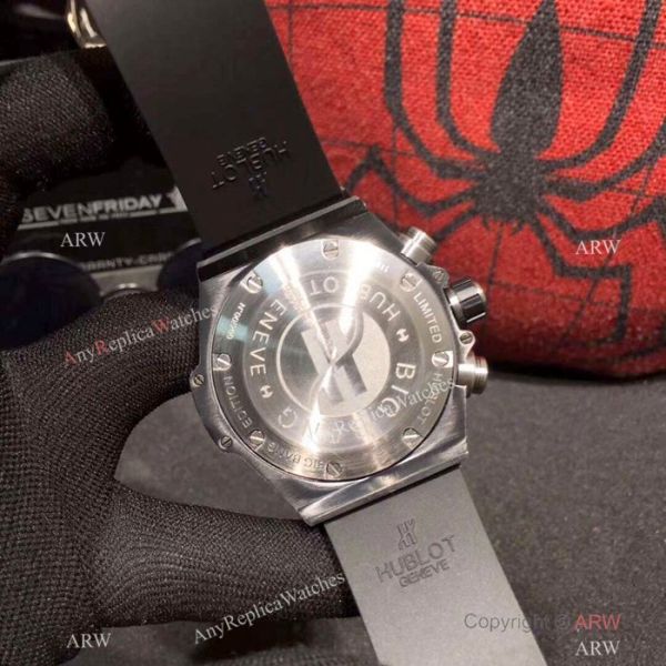 Hublot Geneve Big Bang Chronograph Watches Yellow Gummy Band Hublot Geneve Big Bang Chronograph Watches Yellow Gummy Band