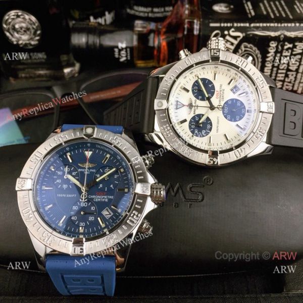 Best Replica Breitling COLT Chronograph Watch Blue Dial Blue Rubber Band Best Replica Breitling COLT Chronograph Watch Blue Dial Blue Rubber Band