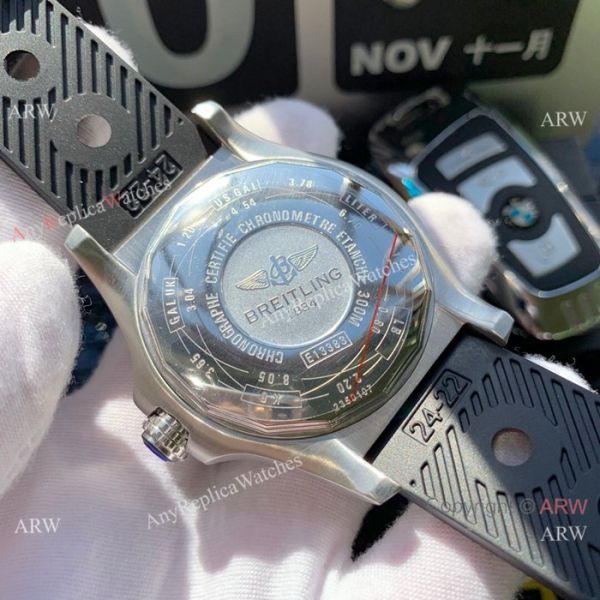 Copy Breitling Avenger II Seawolf Watches Black Dial w Blue hand Copy Breitling Avenger II Seawolf Watches Black Dial w Blue hand