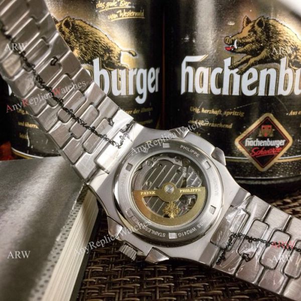 New Patek Philippe Nautilus Ss Silver dial Watch Patek Philippe Skeleton Replica New Patek Philippe Nautilus Ss Silver dial Watch Patek Philippe Skeleton Replica