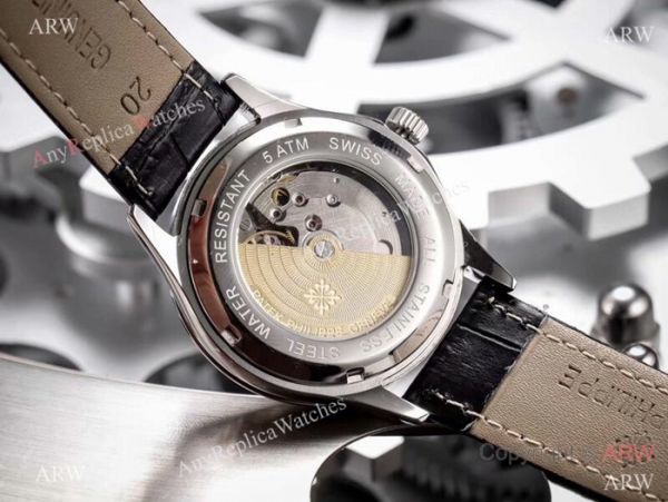 Fake Patek Philippe Calatrava 42mm Watch Rose Gold Bezel Fake Patek Philippe Calatrava 42mm Watch Rose Gold Bezel
