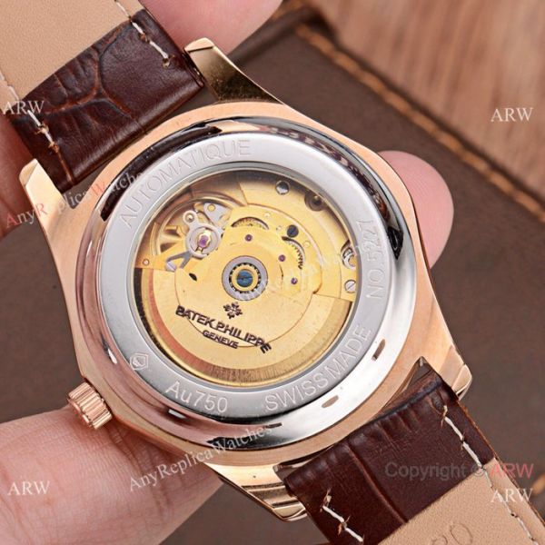 Copy Patek Philippe Calatrava White Face Rose Gold Men Watch Low Price Copy Patek Philippe Calatrava White Face Rose Gold Men Watch Low Price