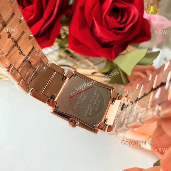 Copy Patek Philippe Twenty-4 Lady Watches Rose Gold Brown Dial -Swiss Quality Copy Patek Philippe Twenty-4 Lady Watches Rose Gold Brown Dial -Swiss Quality