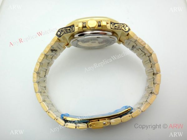 2019 Copy Patek Philippe Engraving Nautilus Watches Yellow Gold Black Dial 2019 Copy Patek Philippe Engraving Nautilus Watches Yellow Gold Black Dial