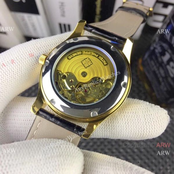 AAA Replica Patek Philippe Calatrava Watches Gold Case White Dial AAA Replica Patek Philippe Calatrava Watches Gold Case White Dial