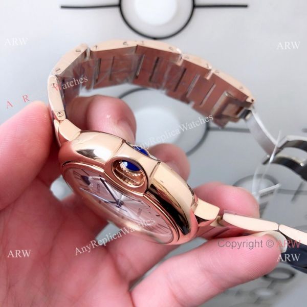 Cartier Ballon Bleu Stainless Steel Black Moonphase Watch New Replica Cartier Ballon Bleu Stainless Steel Black Moonphase Watch New Replica