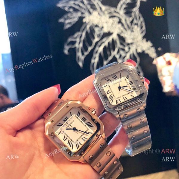 New Cartier Santos Rose Gold Quartz Watch Best Replica New Cartier Santos Rose Gold Quartz Watch Best Replica