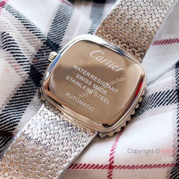 Fashion Cartier Replica Watches Rose Gold Diamond Case Fashion Cartier Replica Watches Rose Gold Diamond Case