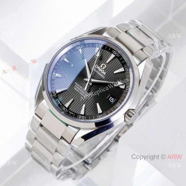 (VS)Best Swiss Omega Seamaster Aqua Terra Copy watch Stainless Steel Gray Dial (VS)Best Swiss Omega Seamaster Aqua Terra Copy watch Stainless Steel Gray Dial