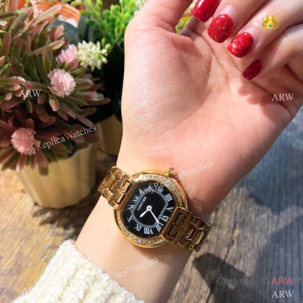 Rotonde de Cartier Yellow Gold Ladies watches 28mm Rotonde de Cartier Yellow Gold Ladies watches 28mm