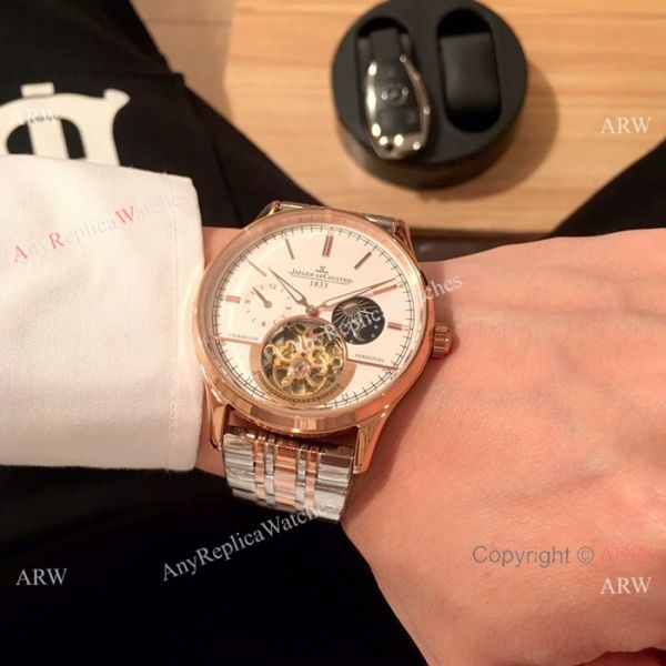 Jaeger-LeCoultre Master Complications Tourbillon Watch Replica 2-Tone Rose Gold Jaeger-LeCoultre Master Complications Tourbillon Watch Replica 2-Tone Rose Gold