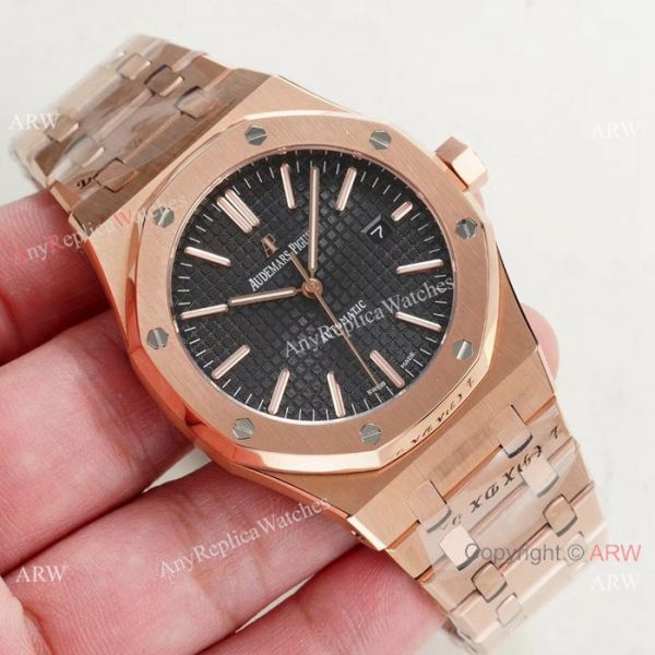Swiss Grade Audemars Piguet Royal Oak Replica Watch Rose Gold Swiss Grade Audemars Piguet Royal Oak Replica Watch Rose Gold