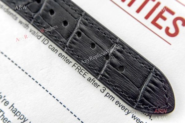 Swiss Copy Jaeger LeCoultre Master ultra thin Watch SS Black Leather Band Swiss Copy Jaeger LeCoultre Master ultra thin Watch SS Black Leather Band