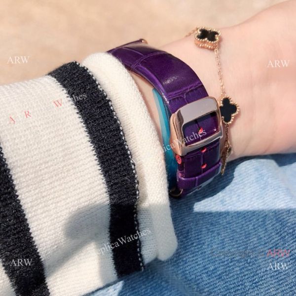 New Copy Jaeger-LeCoultre Rendez Vous 33mm Watch Rose Gold Purple Band New Copy Jaeger-LeCoultre Rendez Vous 33mm Watch Rose Gold Purple Band