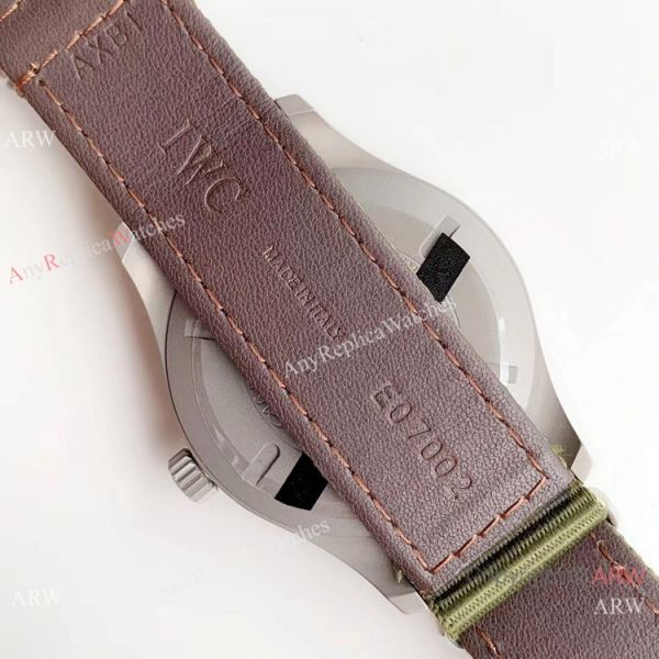 Swiss IWC Mark XVIII Replica Watch Titanium Green Nato Strap M+ Factory Swiss IWC Mark XVIII Replica Watch Titanium Green Nato Strap M+ Factory