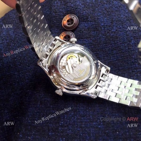 Jaeger-LeCoultre JLC Moonphase Man Stainless Steel Black Dial Watch Jaeger-LeCoultre JLC Moonphase Man Stainless Steel Black Dial Watch