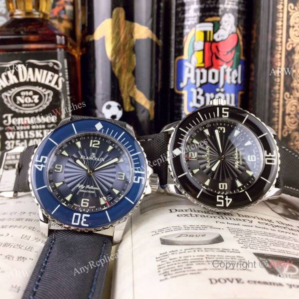 2019 Replica Blancpain Fifty Fathoms 300m SS Black Dial Watch Swiss Quality 2019 Replica Blancpain Fifty Fathoms 300m SS Black Dial Watch Swiss Quality