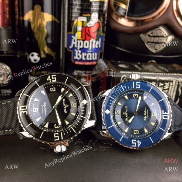 Swiss Quality Replica Blancpain Fifty Fathoms Automatic Blue Dial Watch 42mm Swiss Quality Replica Blancpain Fifty Fathoms Automatic Blue Dial Watch 42mm