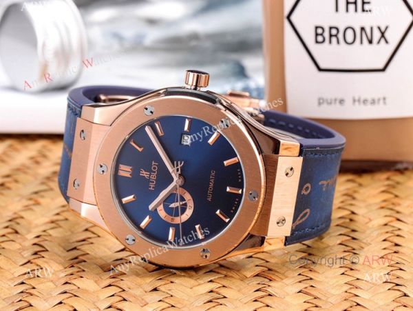 Copy Hublot Classic Fusion Men Watch Black Plated Silver Dial Copy Hublot Classic Fusion Men Watch Black Plated Silver Dial