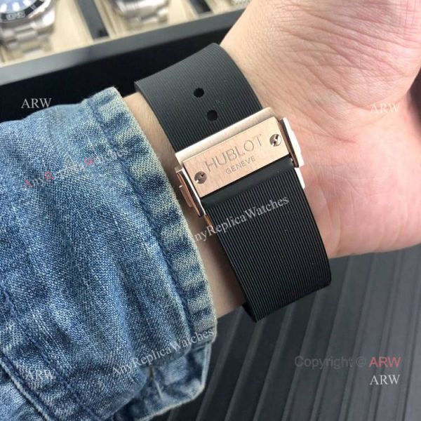 Classic Fusion Hublot Knock off Watch Rose Gold Iced Out watch Classic Fusion Hublot Knock off Watch Rose Gold Iced Out watch