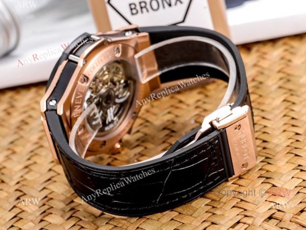 Fake Hublot Classic Fusion Rose Gold Skeleton Wristwatch 45mm Fake Hublot Classic Fusion Rose Gold Skeleton Wristwatch 45mm