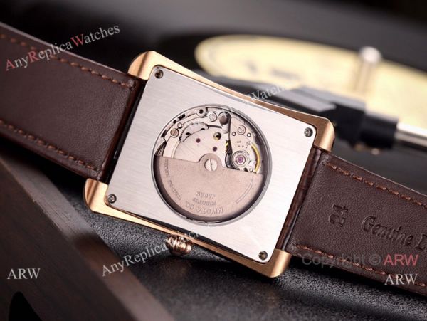 Copy Piaget Automatic Watches 40mm SS Black Dial Black Leather Band Copy Piaget Automatic Watches 40mm SS Black Dial Black Leather Band
