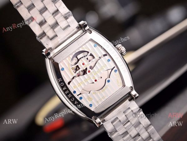 High Quality Vacheron Constantin Malte Stainless Steel Black Dial Watch High Quality Vacheron Constantin Malte Stainless Steel Black Dial Watch