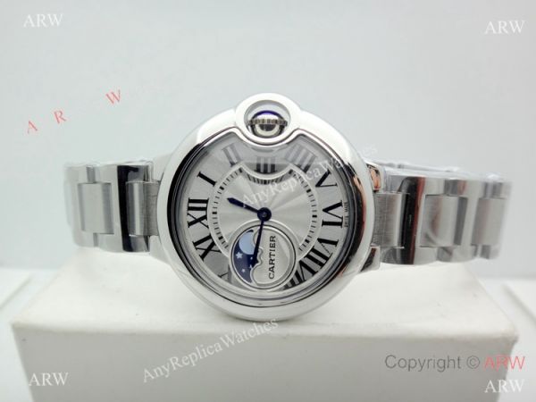 Copy Cartier Ballon Bleu Moonphase Watch Stainless Steel Sapphire crystal Copy Cartier Ballon Bleu Moonphase Watch Stainless Steel Sapphire crystal