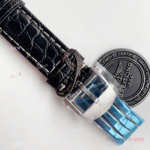 Swiss ETA Breitling Premier Replica Watch Silver Dial Black Leather Strap Swiss ETA Breitling Premier Replica Watch Silver Dial Black Leather Strap