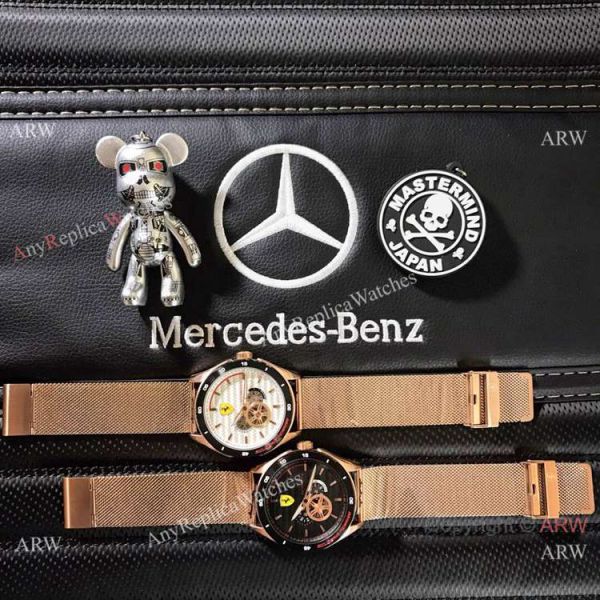 Copy Ferrari Gran Premio Automatico Men Watch Rose Gold White Dial Copy Ferrari Gran Premio Automatico Men Watch Rose Gold White Dial
