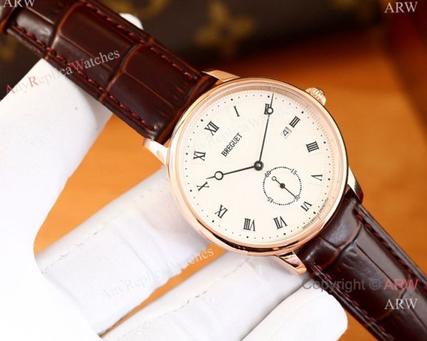 High Quality Breguet Classique Men Watch SS Black Roman Face High Quality Breguet Classique Men Watch SS Black Roman Face
