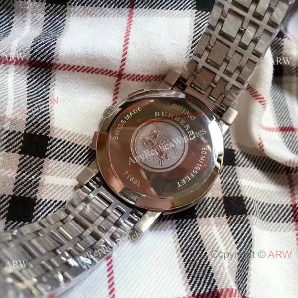 Replica Burberry Chronograph Two Tone Rose Gold Watch Swiss Quality Replica Burberry Chronograph Two Tone Rose Gold Watch Swiss Quality