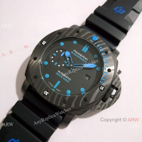 Replica Panerai Submersible Rubber Strap Carbotech Carbon PAM 960 Replica Panerai Submersible Rubber Strap Carbotech Carbon PAM 960