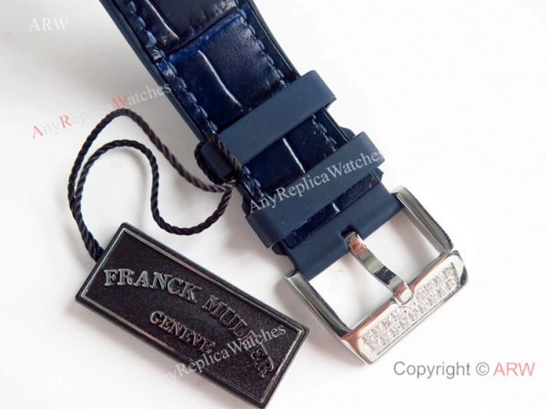 Swiss Clone Franck Muller Vanguard Yachting Blue Dial diamond Watch 7750 Movement Swiss Clone Franck Muller Vanguard Yachting Blue Dial diamond Watch 7750 Movement