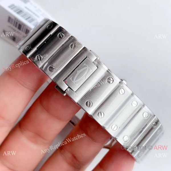 Grade A Replica Cartier Santos Stainless Steel Watch 9015 Automatic Movement Grade A Replica Cartier Santos Stainless Steel Watch 9015 Automatic Movement