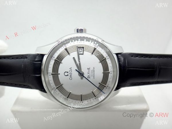 (VSF) Swiss Replica Omega De Ville Hour Vision Silver Dial Watch 41mm (VSF) Swiss Replica Omega De Ville Hour Vision Silver Dial Watch 41mm